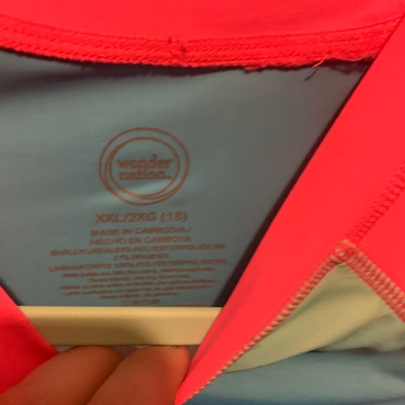 Mermaid bundle of 2 shirts. Justice and wonder nation 18/20 girls - Picture 3 of 9